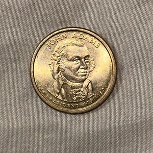 John Adams Commemorative Coin - Gold
